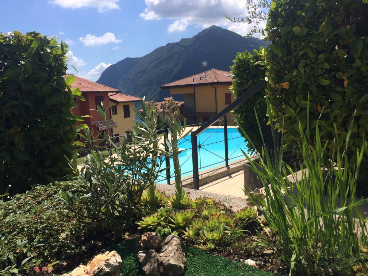 Irina'S House With View On Like And Swimming Pool Lejlighed Riva di Solto Eksteriør billede