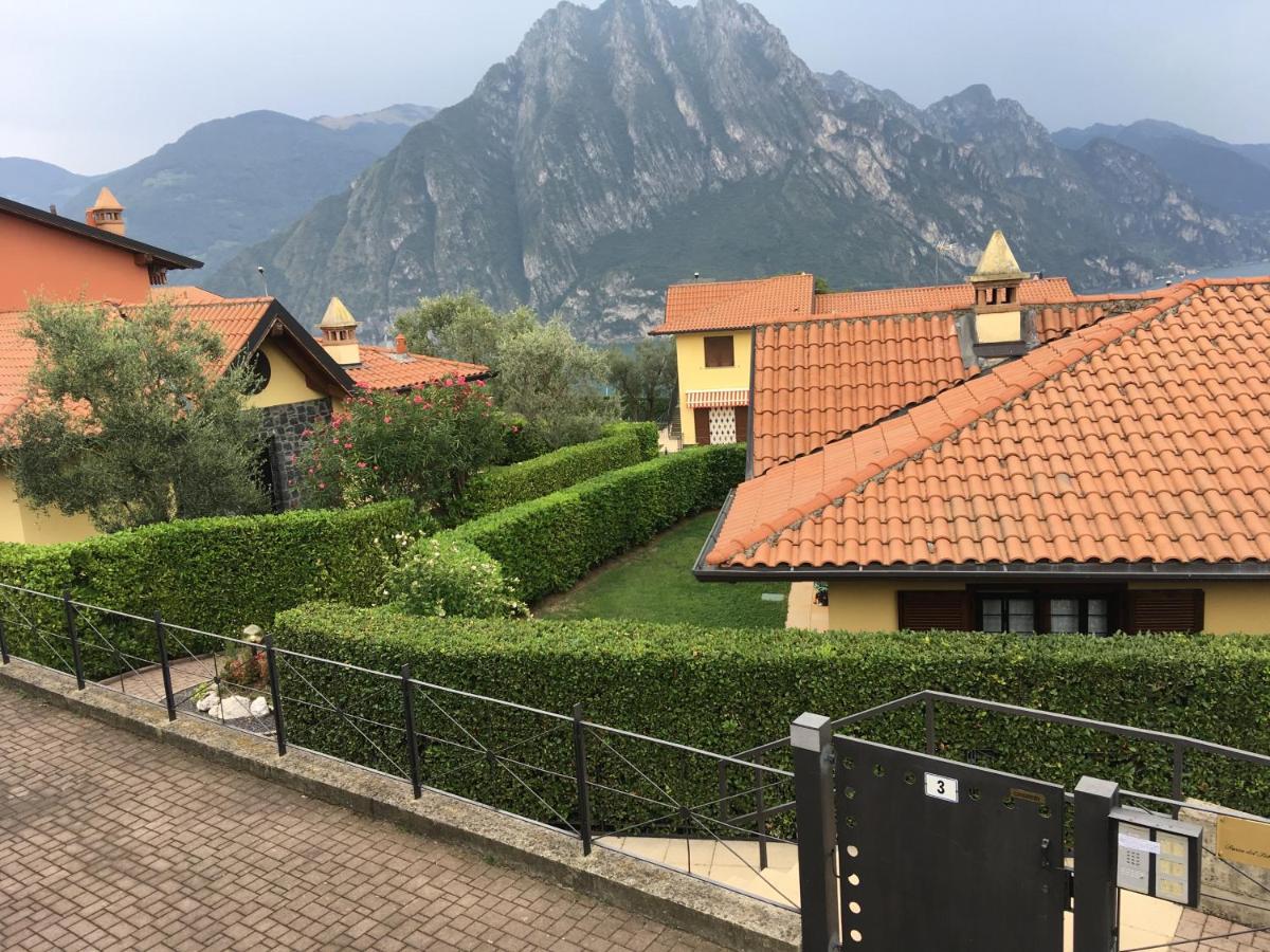 Irina'S House With View On Like And Swimming Pool Lejlighed Riva di Solto Eksteriør billede