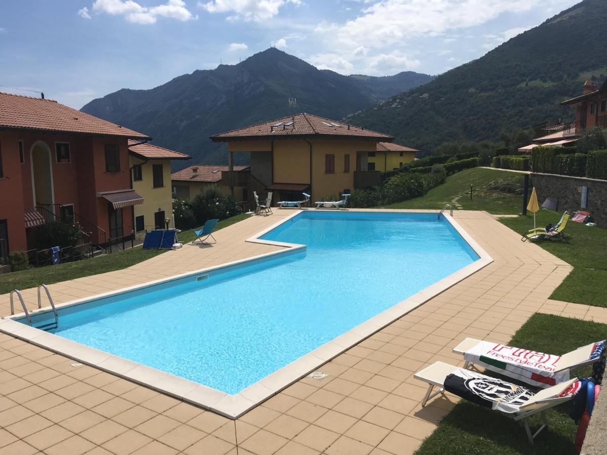 Irina'S House With View On Like And Swimming Pool Lejlighed Riva di Solto Eksteriør billede