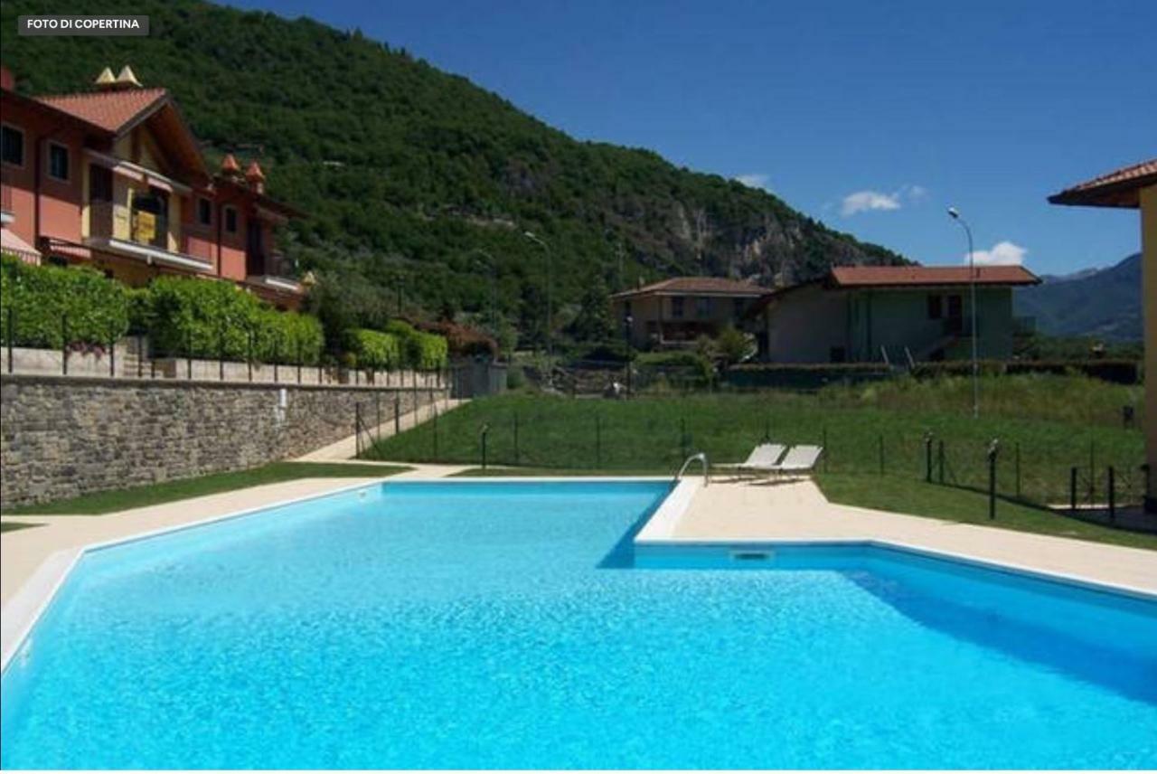 Irina'S House With View On Like And Swimming Pool Lejlighed Riva di Solto Eksteriør billede